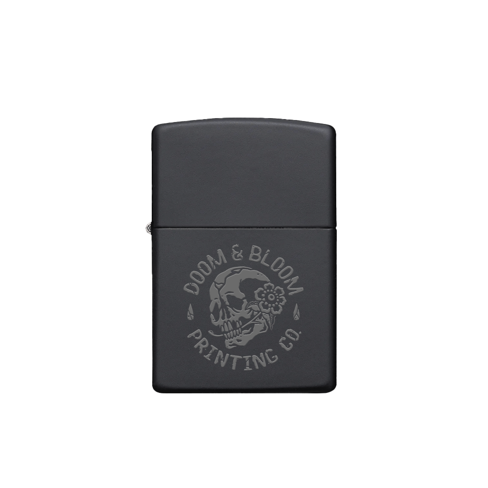 Laser engraved zippo lighter - custom lighters